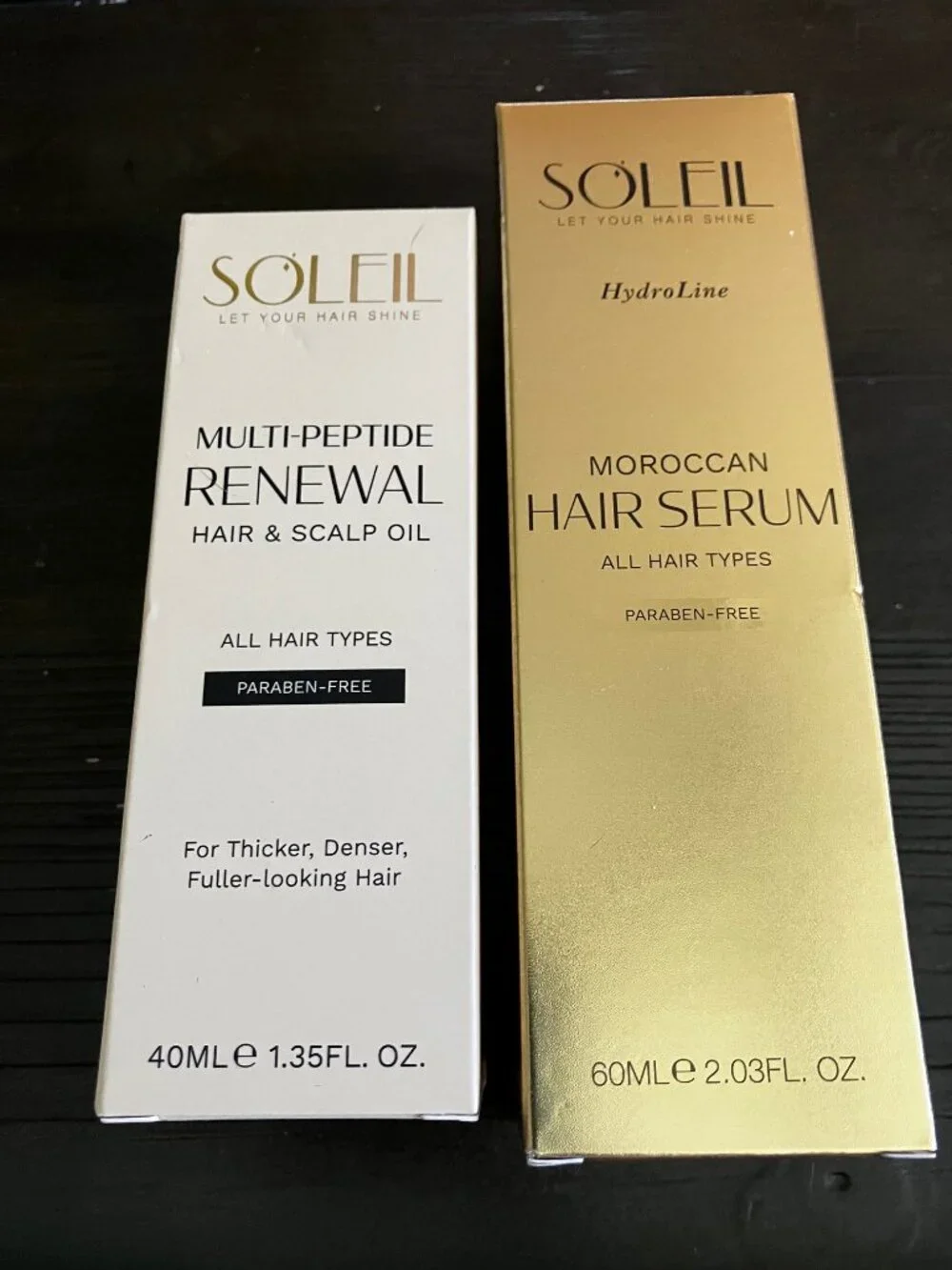 Soleil Moroccan Hair Serum & Multi Peptide Renewal